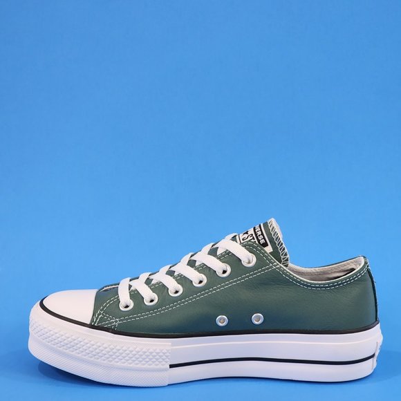 Converse CTAS Ox Lift Forest Pine/White/Black Women's Platform Sneakers A06181C - Picture 3 of 6